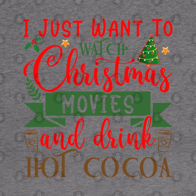 Hot Cocoa and Christmas Movies by MZeeDesigns